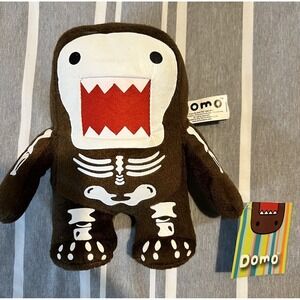 Licensed Japanese  Domo 8 Inch Skeleton Plush Doll -New With tag 1998-2011